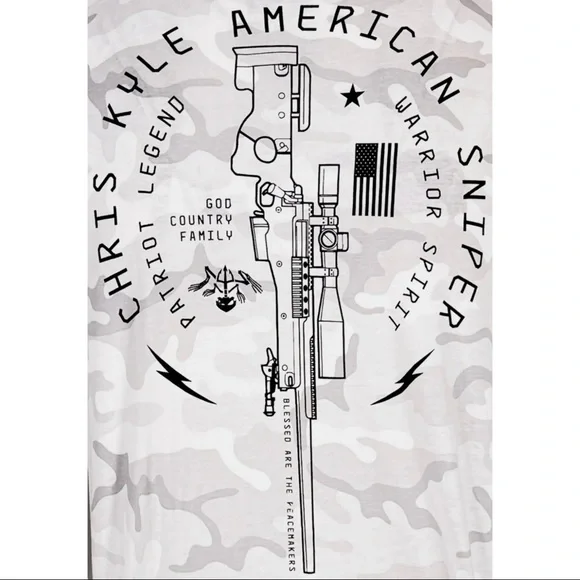 Howitzer Style Men's T-Shirt Chris Kyle Spirit Military Grunt MFG - Picture 5 of 10